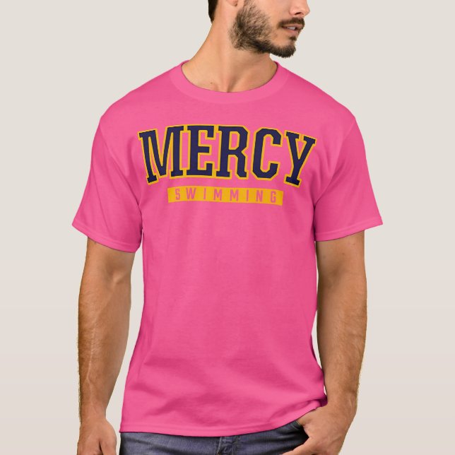 Mercy High School Swimming T-Shirt (Front)