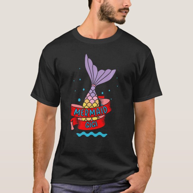 Merdad Gigi Birthday Party For Mom Dad Girl Prince T-Shirt (Front)