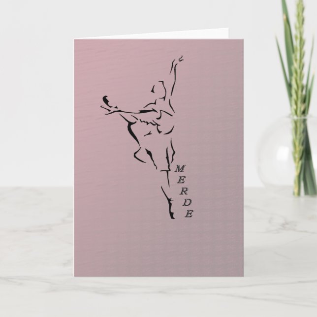 Merde Greeting Card (Front)