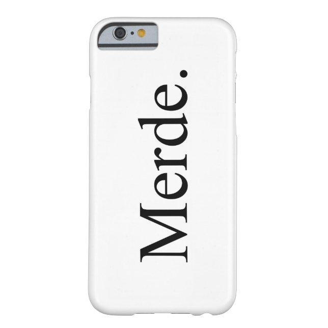 Merde Iphone 6/6s phone case for ballet dancers (Back)