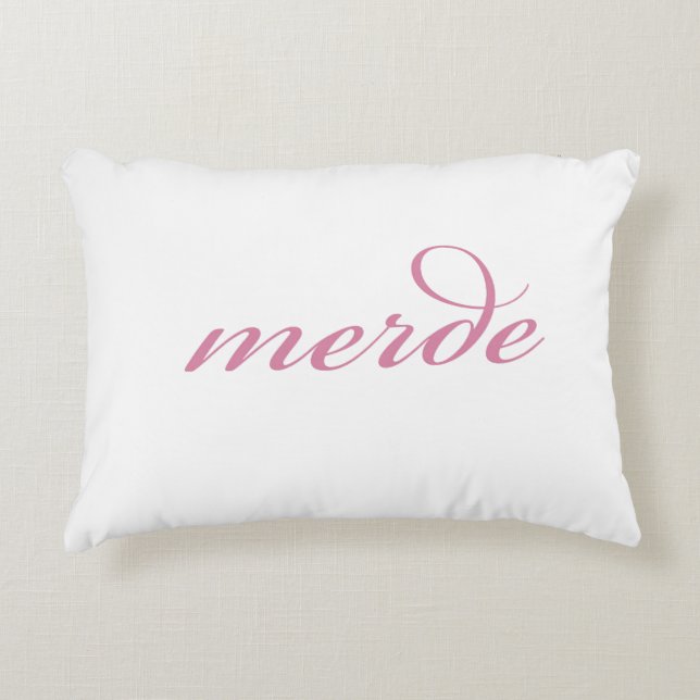 Merde Pillow (Front)