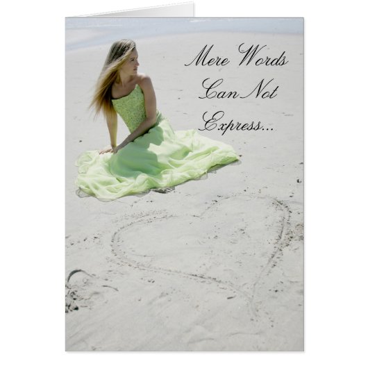 Mere Words Can Not Express Cards (Front)
