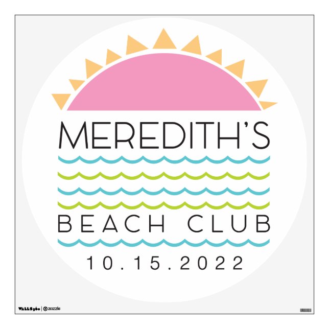 Meredith Bat Mitzvah Dance Floor Decal (Front)