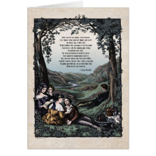 Meredith "Pastorals" Victorian Art Card