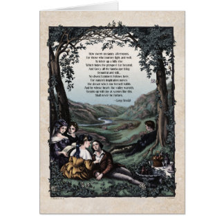 Meredith "Pastorals" Victorian Art Card