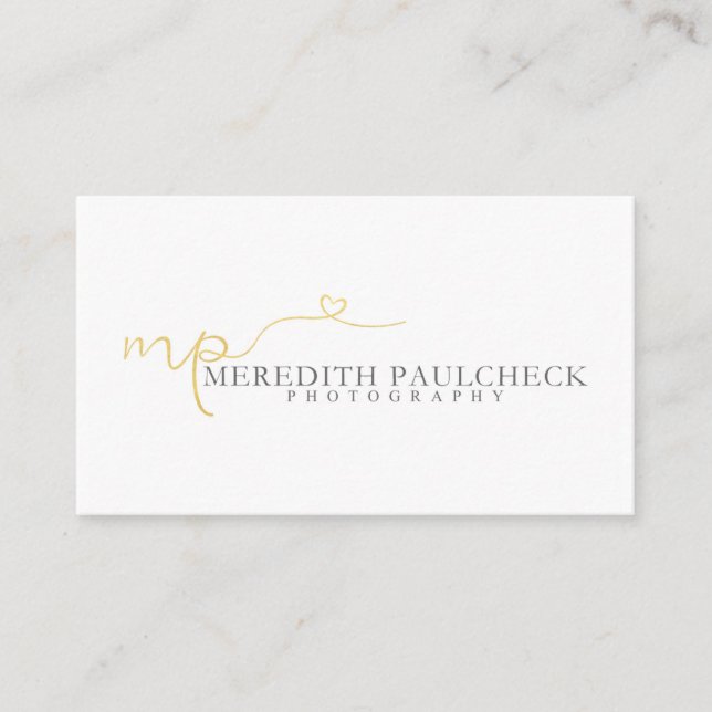 Meredith Paulcheck Photography Business Card (Front)