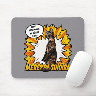 Merenda Sinoira Cat – Torino Vintage Pop Art Mouse Pad