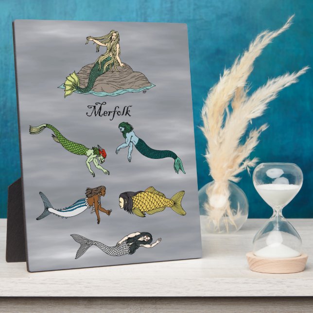 Merfolk Plaque (Side)