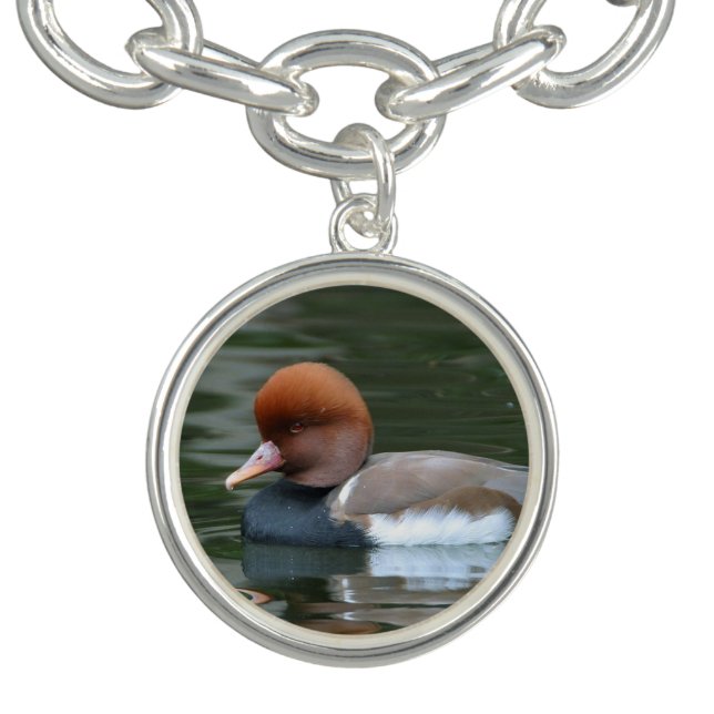 Merganser Duck charm bracelet (Design)