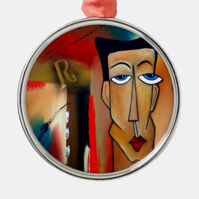 merger-abstract art metal ornament (Front)