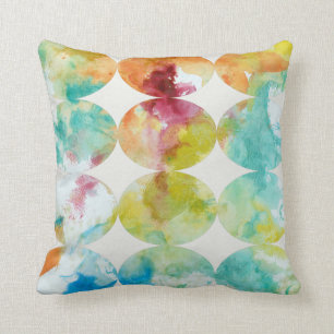 Merging Color II Throw Pillow