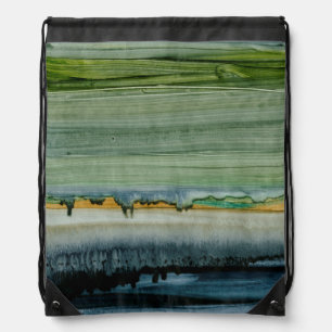 Merging II Drawstring Bag