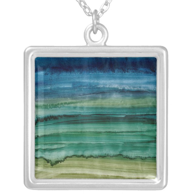 Merging IV Silver Plated Necklace (Front)