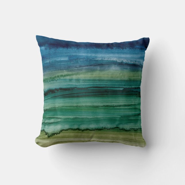 Merging IV Throw Pillow (Front)