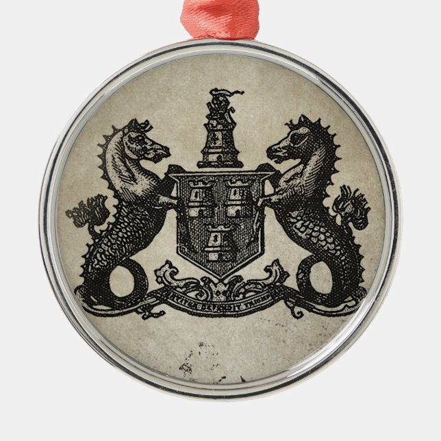 Merhorses Metal Ornament (Front)
