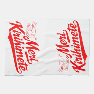 Meri Kirihimete Kitchen Towel