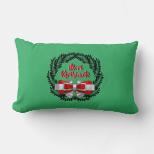 Meri Kirihimete Maori for Merry Christmas Lumbar Pillow