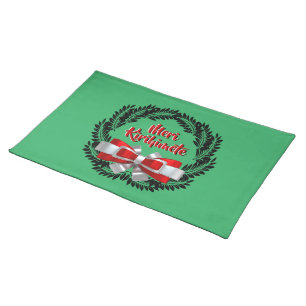 Meri Kirihimete Maori  Merry Christmas Cloth Placemat