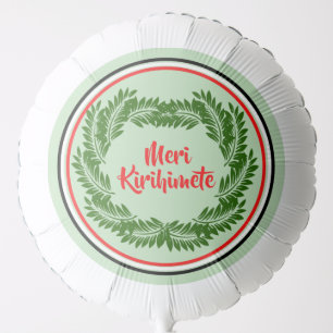 Meri Kirihimete Maori Merry Christmas Large Balloon