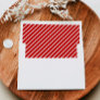 MERI Red White Candy Cane Stripe Christmas Holiday Envelope Liner