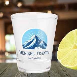 Méribel France ski resort souvenir Shot Glass