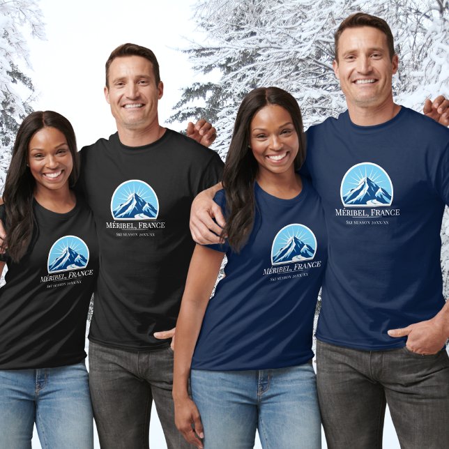 Méribel Meribel France les trois Vallées T-Shirt (Creator Uploaded)