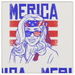 merica 4th july kamala harris  fabric