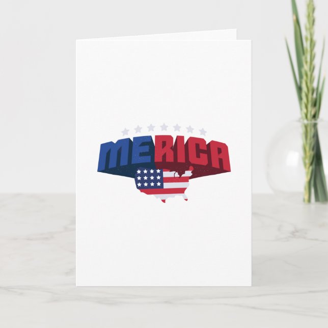 Merica American Card (Front)