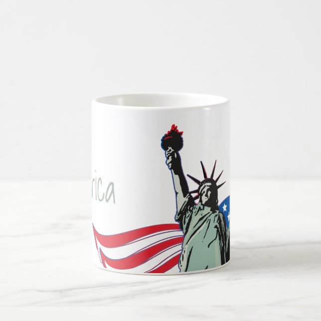 'Merica and Statue of Liberty Coffee Mug (Center)