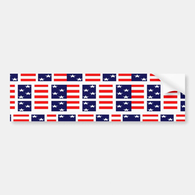 merica bumper sticker (Front)