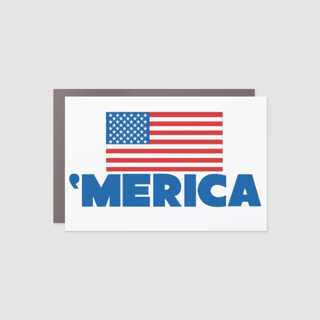 'Merica Car Magnet (Front)