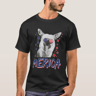 Merica Chinese Crested Dog 4th Of July USA Gift T-Shirt