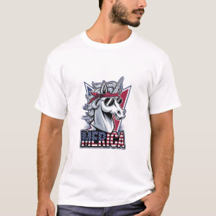 Merica Cool Unicorn Patriotic Vibes Tank Top