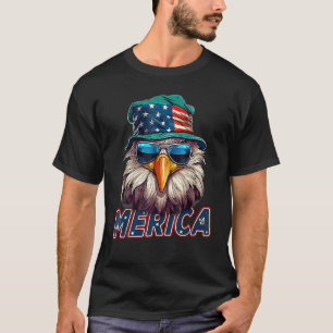 Merica Eagle Patriotic USA Eagle Of Freedom 4th Of T-Shirt