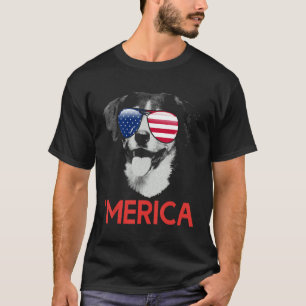 Merica Entlebucher American Flag 4th Of July T-Shirt