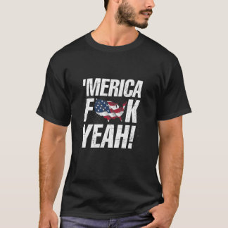 Merica F Yeah - Independence Day Premium T-Shirt