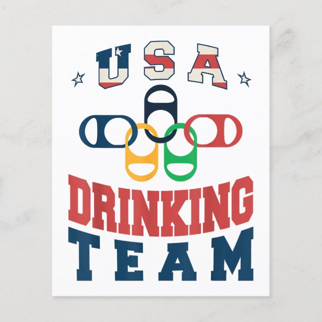 Merica Funny USA Drinking Team Patriotic USA  Amer (Front)