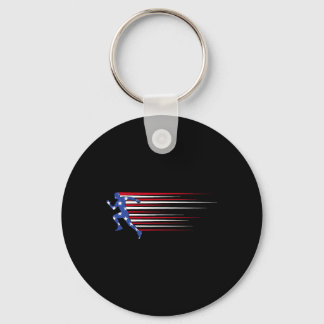 ‘merica Gorilla Flag Sungles Funny Patriotic  Keychain