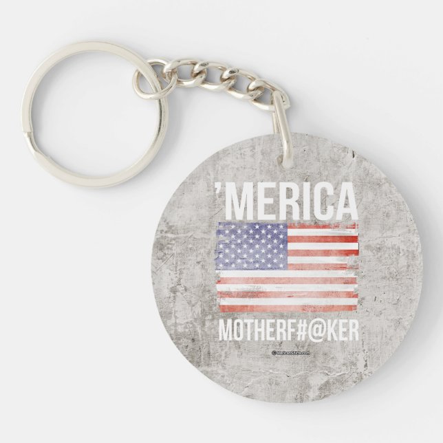 'Merica - MotherF-er Keychain (Front)
