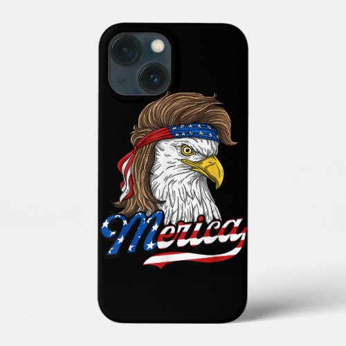 Merica _ Patriotic USA Eagle Of Freedom _ 4th of J iPhone 13 Mini Case