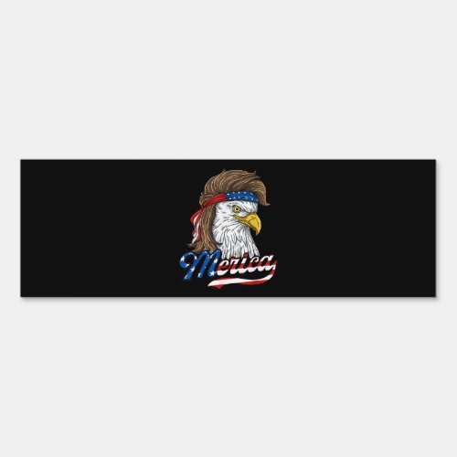 Merica _ Patriotic USA Eagle Of Freedom _ 4th of J Sign