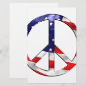 merica peace sign (Front/Back)