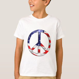 merica peace sign T-Shirt