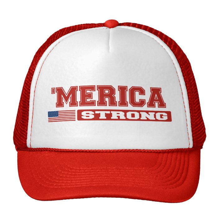 'MERICA STRONG Hat (red)