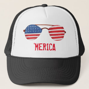 'Merica Sunglasses Trucker Hat