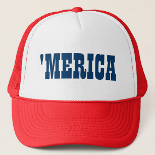 Merica trucker hat for 4th of July party