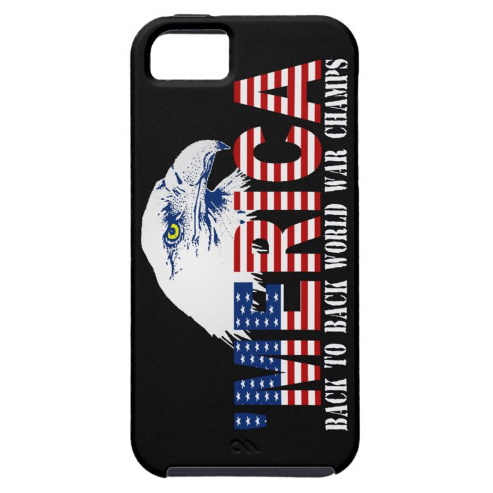 'MERICA US Flag World War Champs iPhone 5 Case
