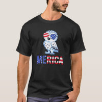 Merica Usa Flag Snowy Owl Sunglasses Patriotic 4th