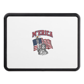 MERICA Vintage Liberty Patriotic Hitch Cover