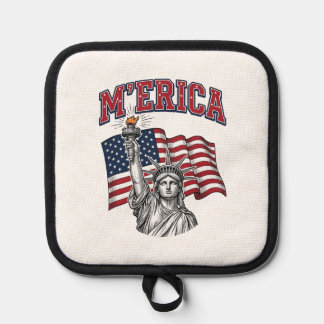 MERICA Vintage Liberty Patriotic Pot Holder